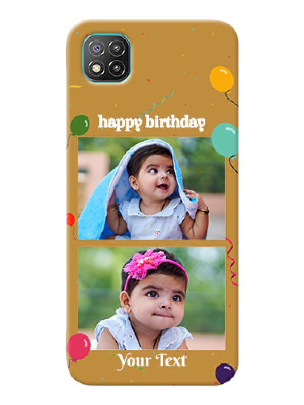 Custom Poco C3 Phone Covers: Image Holder with Birthday Celebrations Design