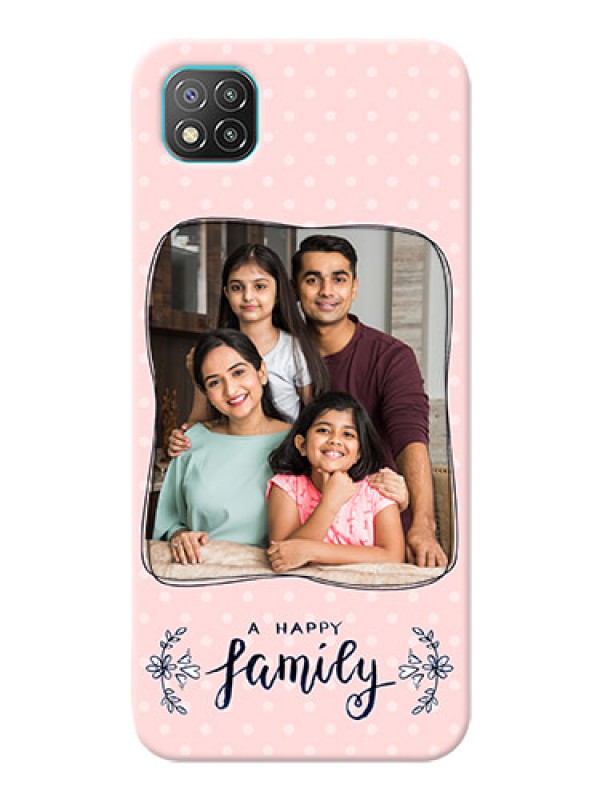 Custom Poco C3 Personalized Phone Cases: Family with Dots Design