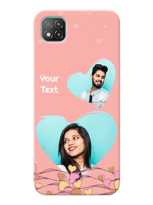 Custom Poco C3 customized phone cases: Love Doodle Design