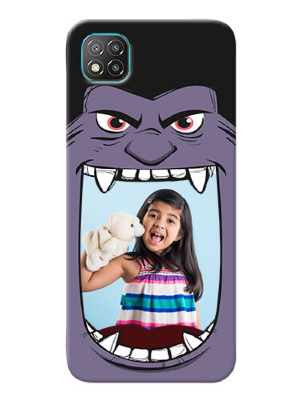 Custom Poco C3 Personalised Phone Covers: Angry Monster Design