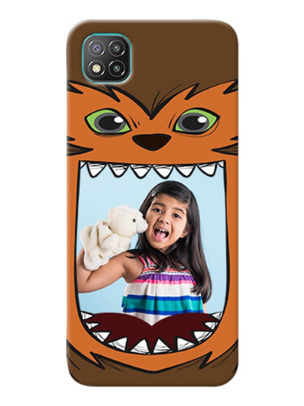 Custom Poco C3 Phone Covers: Owl Monster Back Case Design