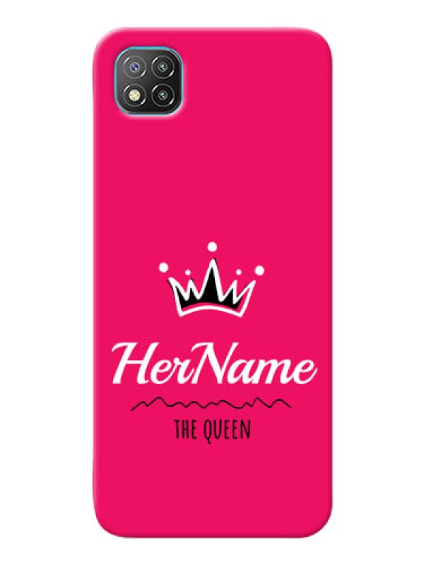 Custom Poco C3 Queen Phone Case with Name