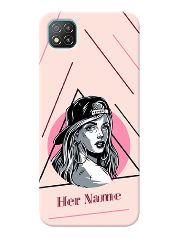 Custom Poco C3 Custom Phone Cases: Rockstar Girl Design