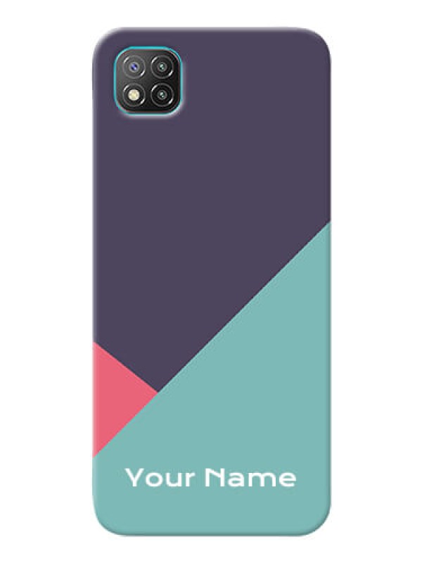 Custom Poco C3 Custom Phone Cases: Tri Color abstract Design