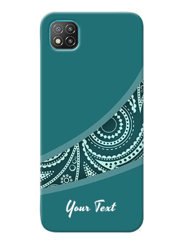Custom Poco C3 Custom Phone Covers: semi visible floral Design