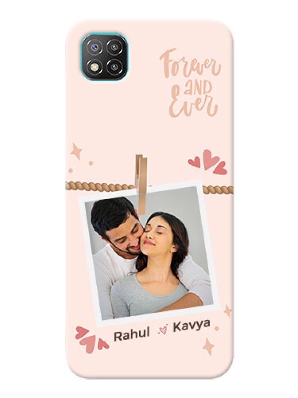 Custom Poco C3 Phone Back Covers: Forever and ever love Design