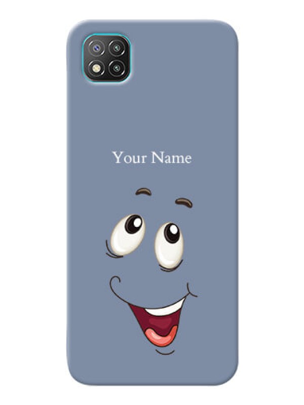 Custom Poco C3 Phone Back Covers: Laughing Cartoon Face Design