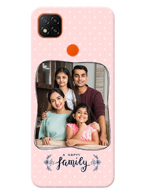 Custom Poco C31 Personalized Phone Cases: Family with Dots Design