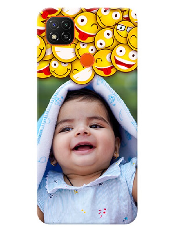 Custom Poco C31 Custom Phone Cases with Smiley Emoji Design