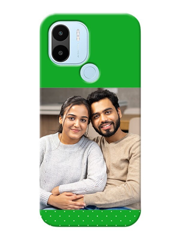 Custom Poco C50 Personalised mobile covers: Green Pattern Design