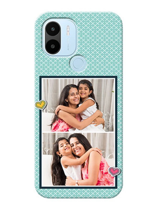 Custom Poco C50 Custom Phone Cases: 2 Image Holder with Pattern Design