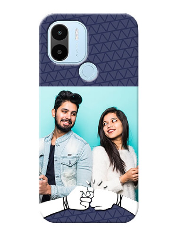 Custom Poco C50 Mobile Covers Online with Best Friends Design 