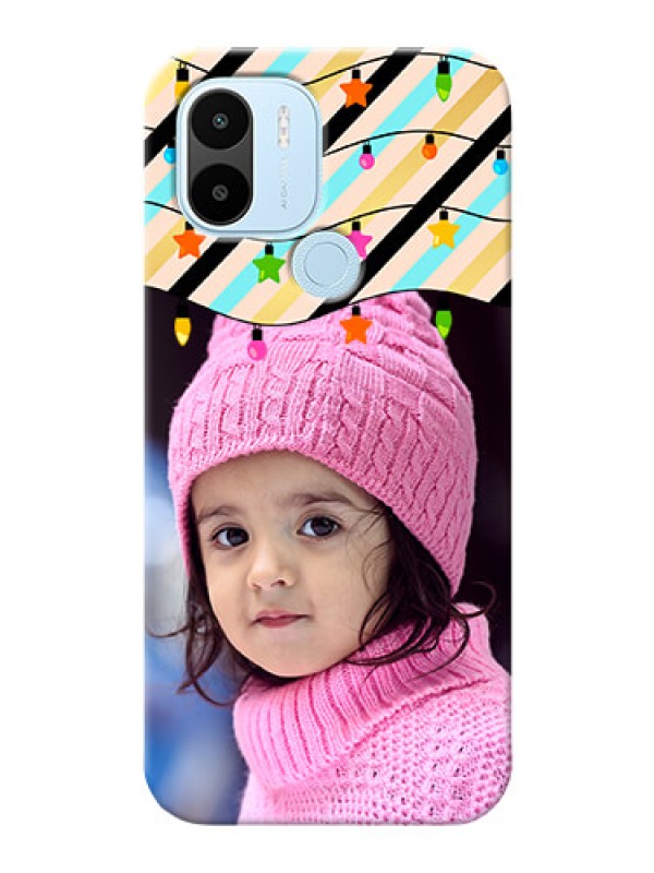 Custom Poco C50 Personalized Mobile Covers: Lights Hanging Design