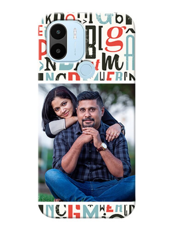 Custom Poco C51 custom mobile phone covers: Alphabet Design