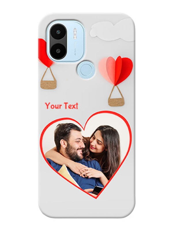 Custom Poco C51 Phone Covers: Parachute Love Design