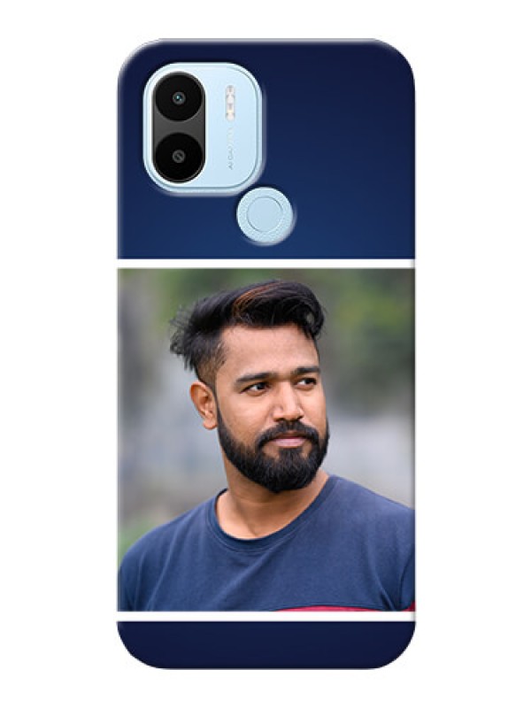 Custom Poco C51 Mobile Cases: Simple Royal Blue Design