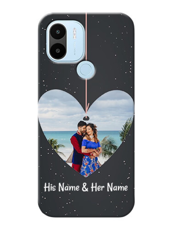 Custom Poco C51 custom phone cases: Hanging Heart Design