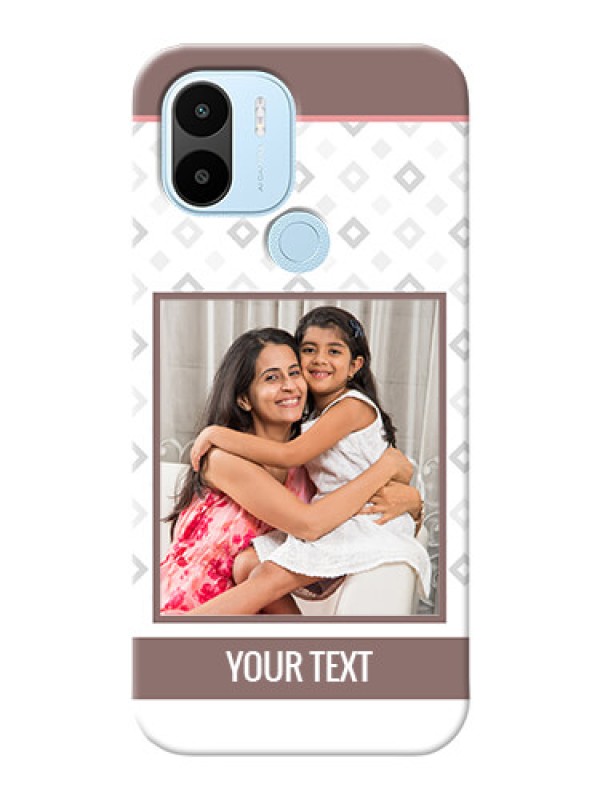 Custom Poco C51 custom back covers: Simple Diamond Design