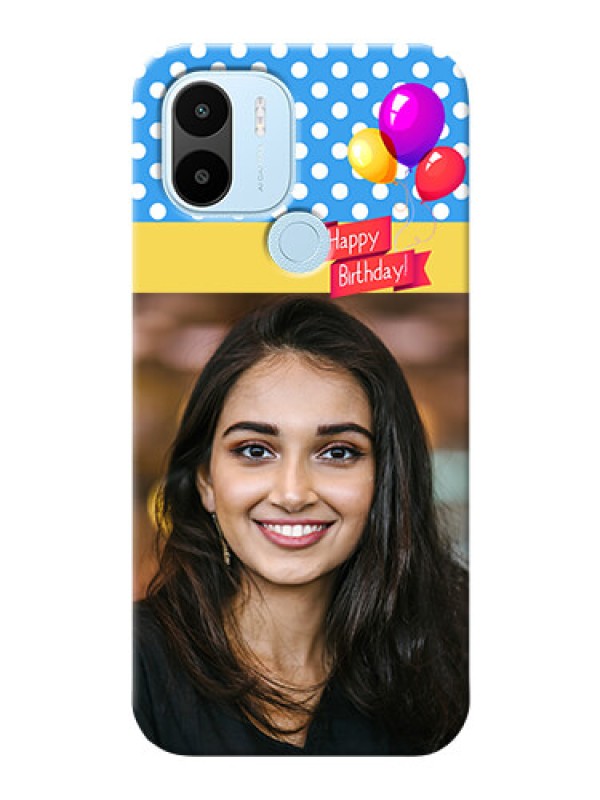 Custom Poco C51 custom mobile back covers: Happy Birthday Design