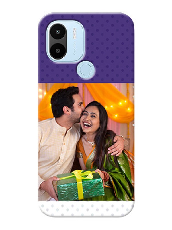 Custom Poco C51 mobile phone cases: Violet Pattern Design