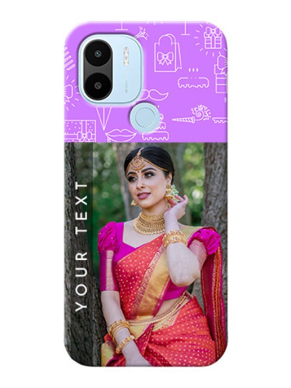 Custom Poco C51 Personalized Phone Cases: Birthday Icons Design