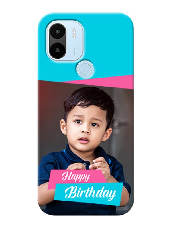 Custom Poco C51 Mobile Covers: Image Holder with 2 Color Design
