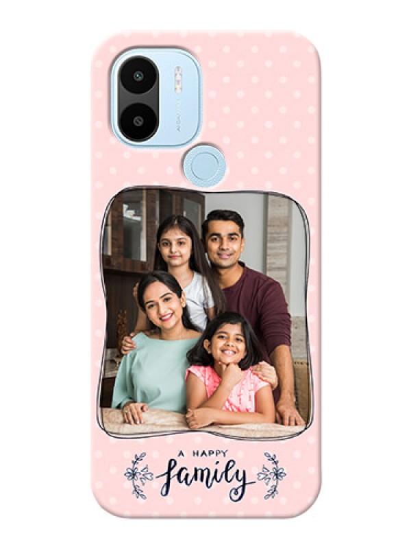 Custom Poco C51 Personalized Phone Cases: Family with Dots Design