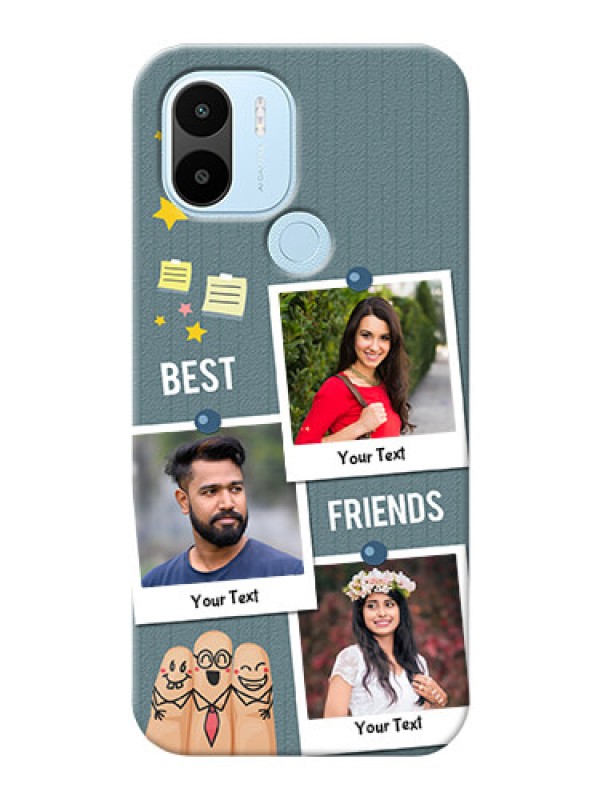 Custom Poco C51 Mobile Cases: Sticky Frames and Friendship Design