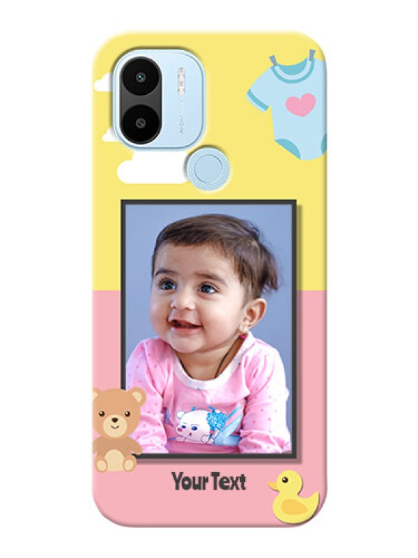 Custom Poco C51 Back Covers: Kids 2 Color Design