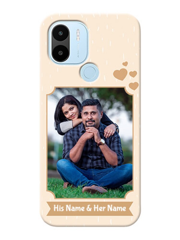 Custom Poco C51 mobile phone cases with confetti love design 