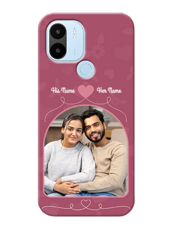 Custom Poco C51 mobile phone covers: Love Floral Design