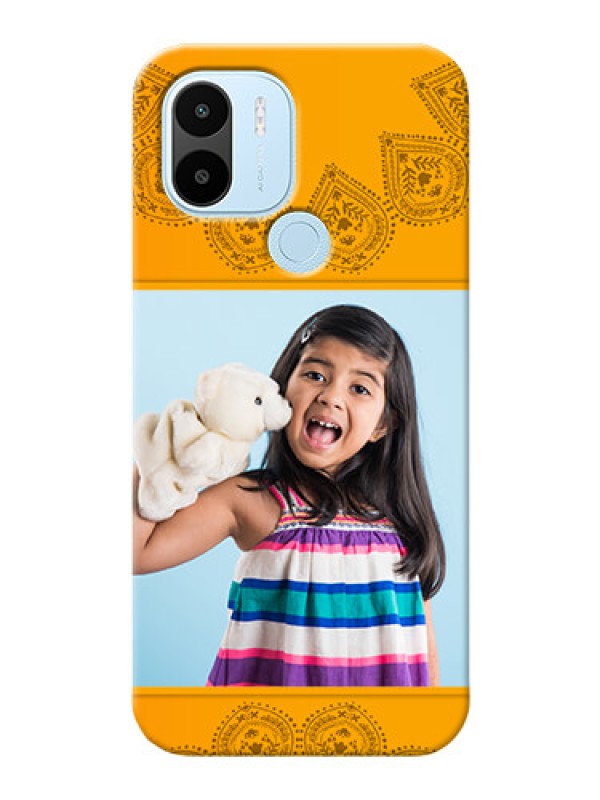 Custom Poco C51 custom mobile back covers: Photo Wedding Design 