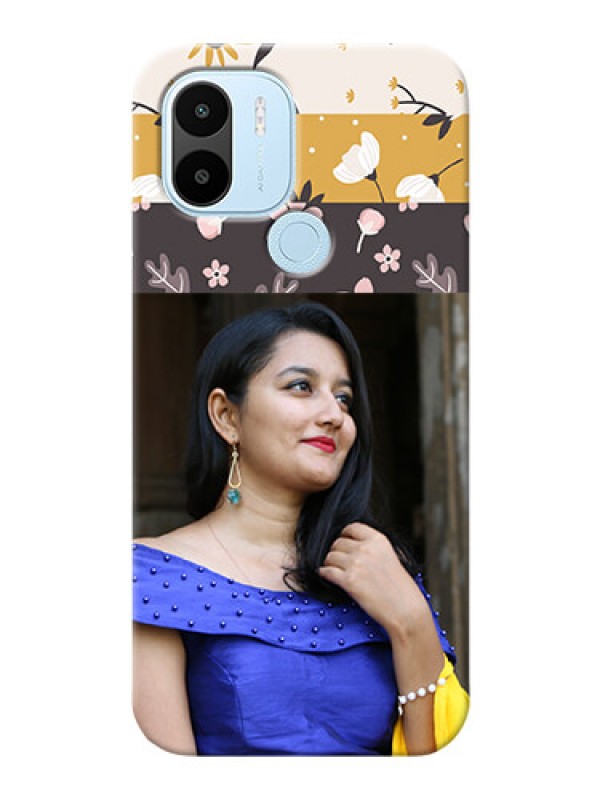 Custom Poco C51 mobile cases online: Stylish Floral Design
