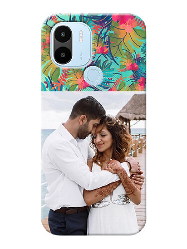 Custom Poco C51 Personalized Phone Cases: Watercolor Floral Design