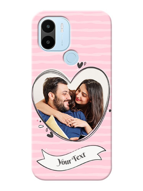 Custom Poco C51 custom mobile phone covers: Vintage Heart Design