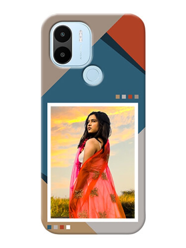 Custom Poco C51 Mobile Back Covers: Retro color pallet Design