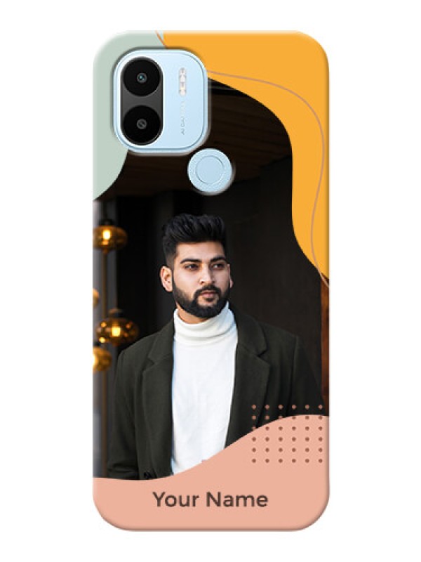 Custom Poco C51 Custom Phone Cases: Tri-coloured overlay design