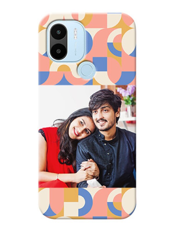 Custom Poco C51 Custom Phone Covers: Semi-circle Maze Pattern Design