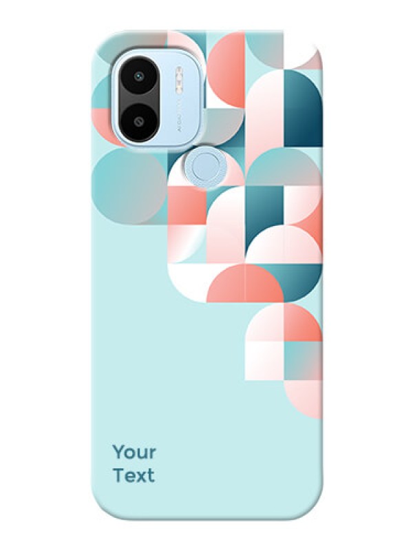 Custom Poco C51 Back Covers: Stylish Semi-circle Pattern Design