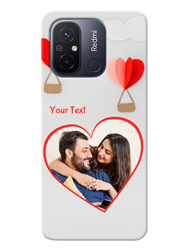 Custom Poco C55 Phone Covers: Parachute Love Design