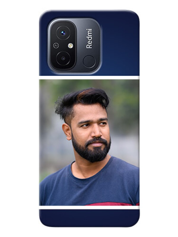 Custom Poco C55 Mobile Cases: Simple Royal Blue Design