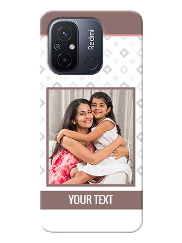 Custom Poco C55 custom back covers: Simple Diamond Design