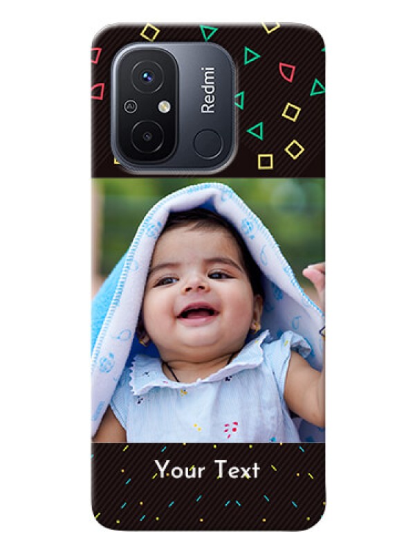 Custom Poco C55 custom mobile cases with confetti birthday design