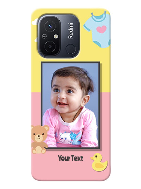 Custom Poco C55 Back Covers: Kids 2 Color Design