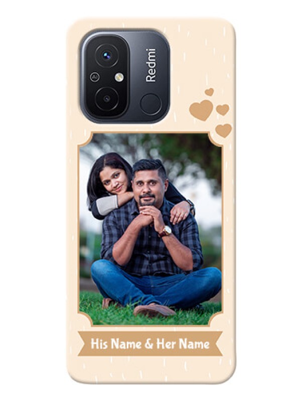 Custom Poco C55 mobile phone cases with confetti love design 