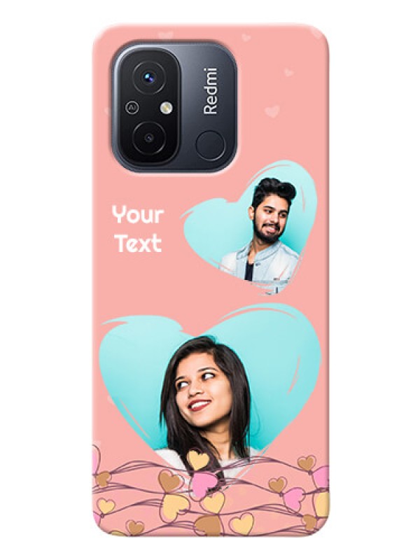 Custom Poco C55 customized phone cases: Love Doodle Design