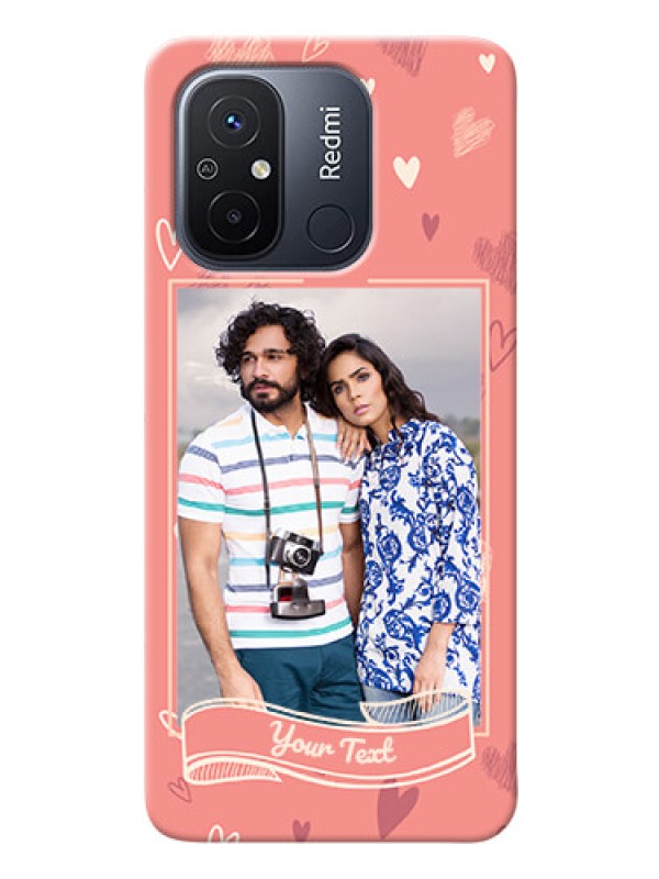 Custom Poco C55 custom mobile phone cases: love doodle art Design