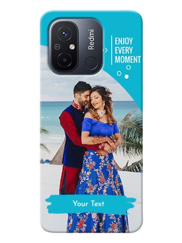 Custom Poco C55 Personalized Phone Covers: Happy Moment Design