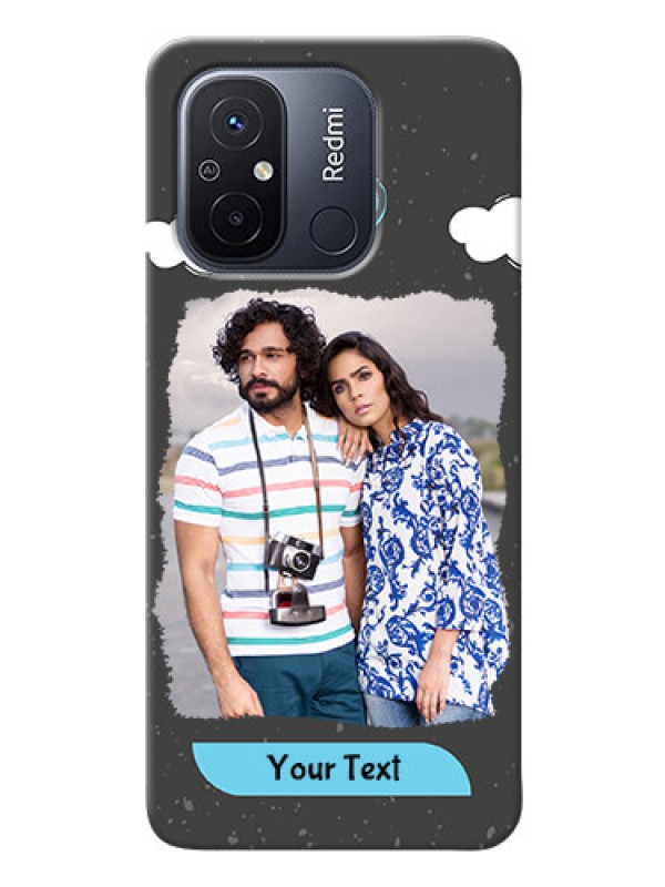 Custom Poco C55 Mobile Back Covers: splashes with love doodles Design