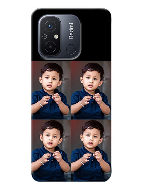 Custom Poco C55 4 Image Holder on Mobile Cover